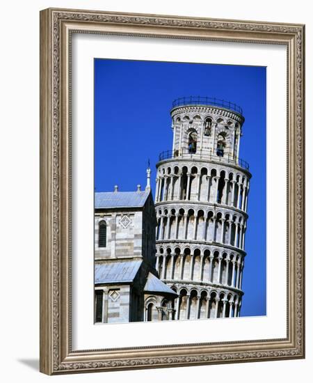 Exterior of the Leaning Tower of Pisa-Leslie Richard Jacobs-Framed Photographic Print