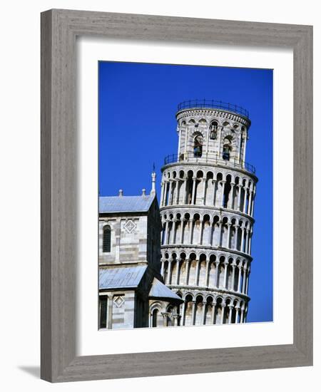 Exterior of the Leaning Tower of Pisa-Leslie Richard Jacobs-Framed Photographic Print