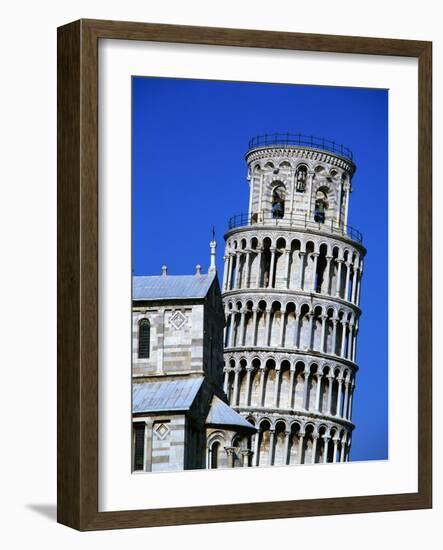 Exterior of the Leaning Tower of Pisa-Leslie Richard Jacobs-Framed Photographic Print