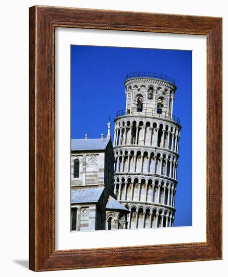 Exterior of the Leaning Tower of Pisa-Leslie Richard Jacobs-Framed Photographic Print