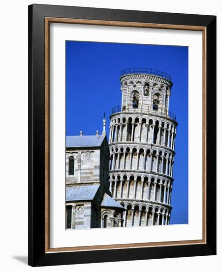 Exterior of the Leaning Tower of Pisa-Leslie Richard Jacobs-Framed Photographic Print