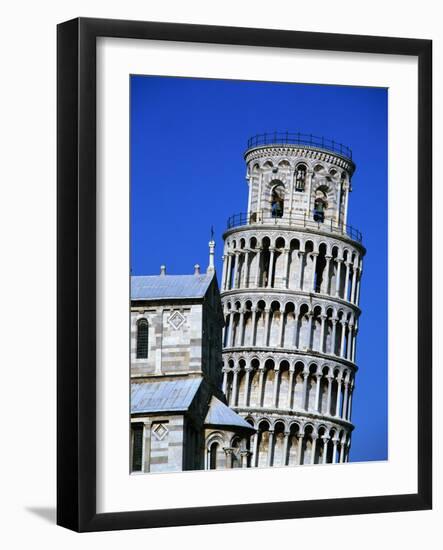 Exterior of the Leaning Tower of Pisa-Leslie Richard Jacobs-Framed Photographic Print