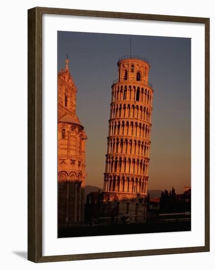 Exterior of the Leaning Tower of Pisa-Richard Hamilton Smith-Framed Photographic Print