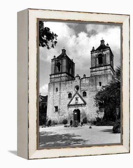 Exterior of the Mission Conception Near San Antonio, also known as the Alamo-Carl Mydans-Framed Premier Image Canvas