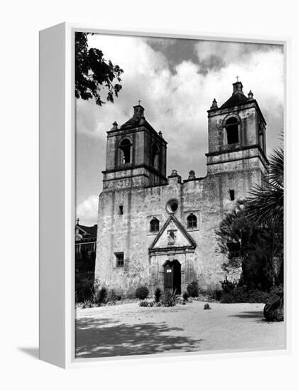 Exterior of the Mission Conception Near San Antonio, also known as the Alamo-Carl Mydans-Framed Premier Image Canvas