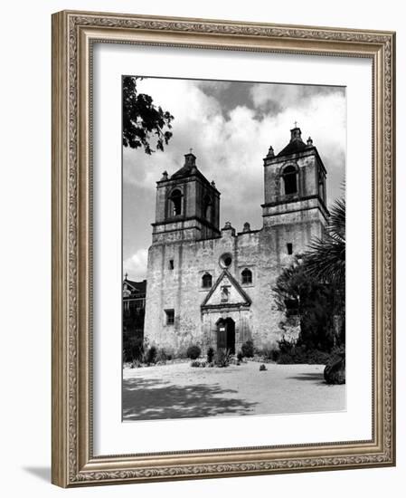 Exterior of the Mission Conception Near San Antonio, also known as the Alamo-Carl Mydans-Framed Photographic Print