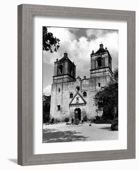 Exterior of the Mission Conception Near San Antonio, also known as the Alamo-Carl Mydans-Framed Photographic Print