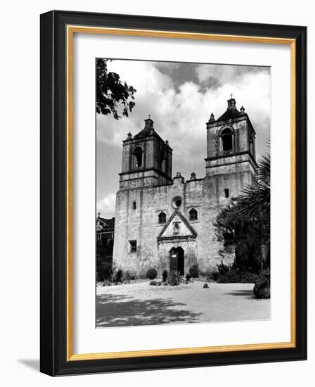 Exterior of the Mission Conception Near San Antonio, also known as the Alamo-Carl Mydans-Framed Photographic Print