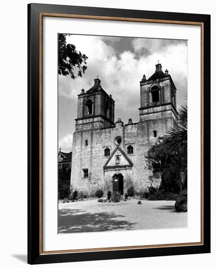 Exterior of the Mission Conception Near San Antonio, also known as the Alamo-Carl Mydans-Framed Photographic Print