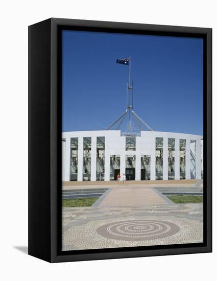Exterior of the New Parliament Building, Canberra, Australian Capital Territory (Act), Australia-Adina Tovy-Framed Premier Image Canvas