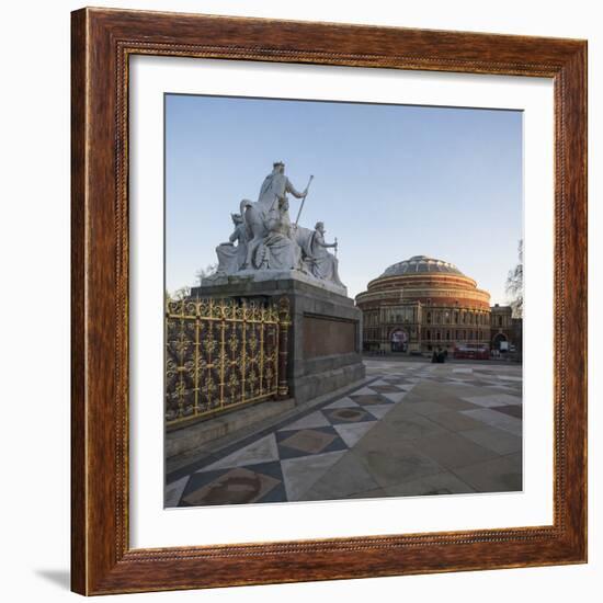 Exterior of the Royal Albert Hall from the Albert Memorial, Kensington, London, England, UK-Ben Pipe-Framed Photographic Print