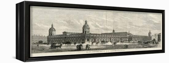 Exterior of the Smithfield New Metropolitan Meat and Poultry Market, London-null-Framed Art Print