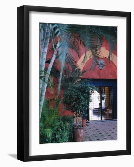 Exterior of Traditional Mexican Architecture, Puerto Vallarta, Mexico-Merrill Images-Framed Photographic Print