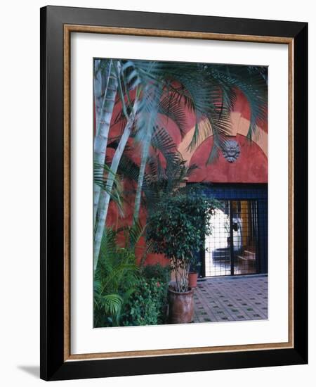 Exterior of Traditional Mexican Architecture, Puerto Vallarta, Mexico-Merrill Images-Framed Photographic Print