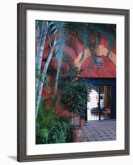 Exterior of Traditional Mexican Architecture, Puerto Vallarta, Mexico-Merrill Images-Framed Photographic Print