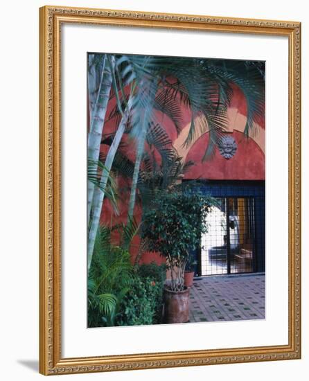 Exterior of Traditional Mexican Architecture, Puerto Vallarta, Mexico-Merrill Images-Framed Photographic Print