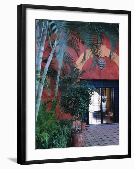 Exterior of Traditional Mexican Architecture, Puerto Vallarta, Mexico-Merrill Images-Framed Photographic Print