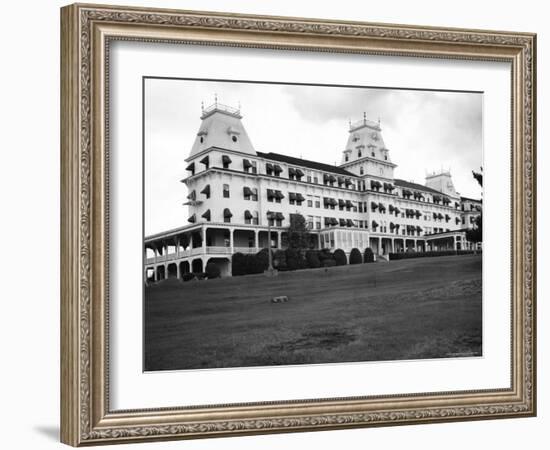 Exterior of Wentworth by the Sea Hotel-Walker Evans-Framed Photographic Print