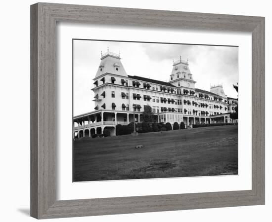 Exterior of Wentworth by the Sea Hotel-Walker Evans-Framed Photographic Print