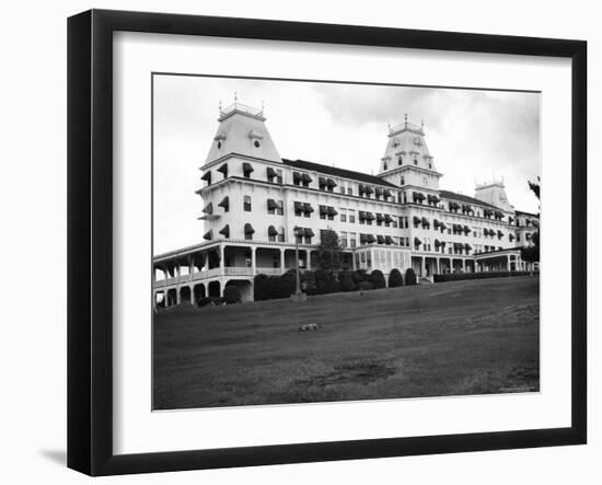 Exterior of Wentworth by the Sea Hotel-Walker Evans-Framed Photographic Print