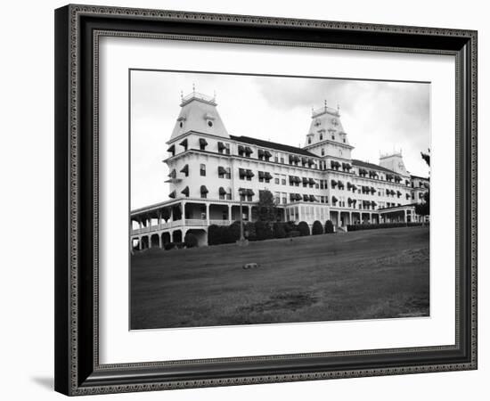 Exterior of Wentworth by the Sea Hotel-Walker Evans-Framed Photographic Print