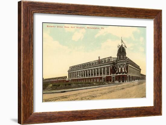 Exterior Shibe Baseball Stadium, Philadelphia, Pennsylvania-null-Framed Art Print