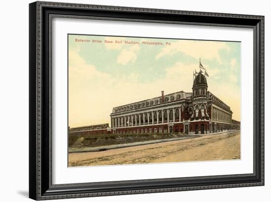 Exterior Shibe Baseball Stadium, Philadelphia, Pennsylvania-null-Framed Art Print