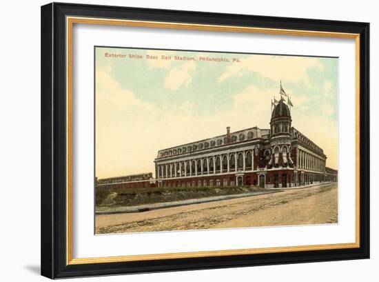 Exterior Shibe Baseball Stadium, Philadelphia, Pennsylvania-null-Framed Art Print