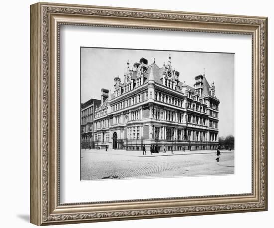 Exterior View of Cornelius Vanderbilt Ii Residence-J.S. Johnston-Framed Photographic Print