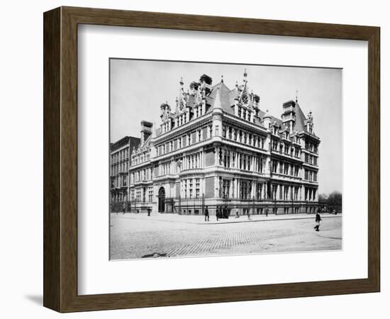 Exterior View of Cornelius Vanderbilt Ii Residence-J.S. Johnston-Framed Photographic Print