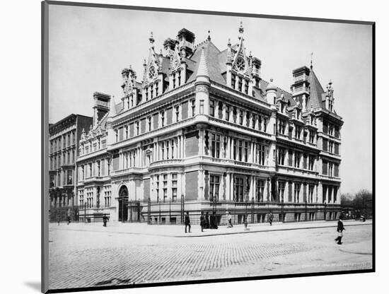 Exterior View of Cornelius Vanderbilt Ii Residence-J.S. Johnston-Mounted Photographic Print