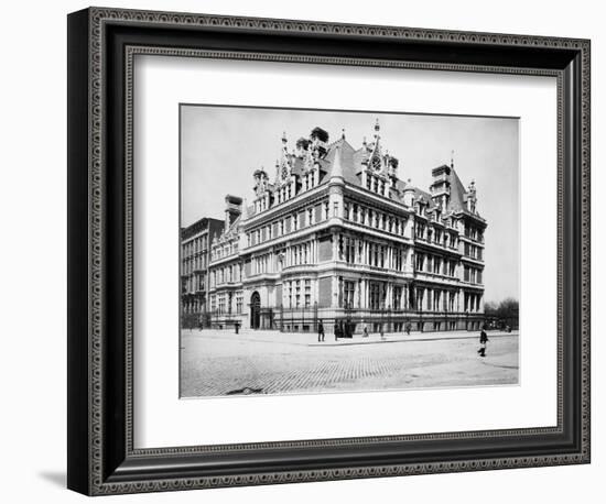 Exterior View of Cornelius Vanderbilt Ii Residence-J.S. Johnston-Framed Photographic Print
