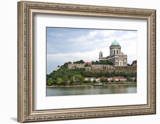 Exterior View of Esztergom Basilica from Danube River-Kimberly Walker-Framed Photographic Print