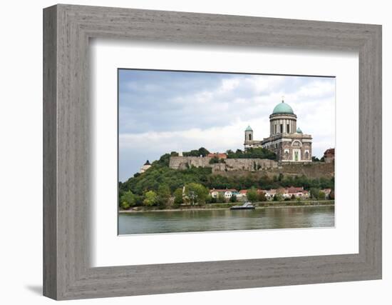 Exterior View of Esztergom Basilica from Danube River-Kimberly Walker-Framed Photographic Print