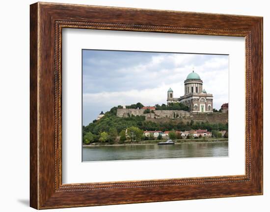 Exterior View of Esztergom Basilica from Danube River-Kimberly Walker-Framed Photographic Print