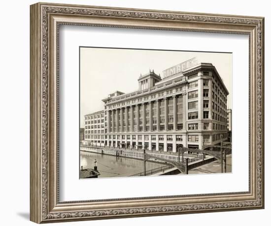 Exterior View of Gimbels Department Store-null-Framed Photographic Print