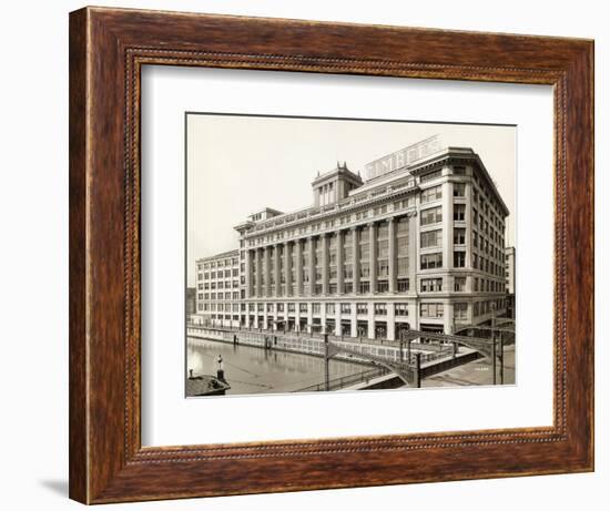 Exterior View of Gimbels Department Store-null-Framed Photographic Print