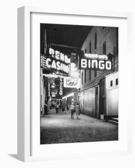 Exterior View of Horse Racing, Bingo, and Casino Buildings-null-Framed Photographic Print