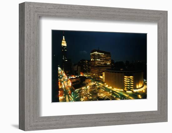 Exterior View of Madison Square Garden-Dirck Halstead-Framed Photographic Print