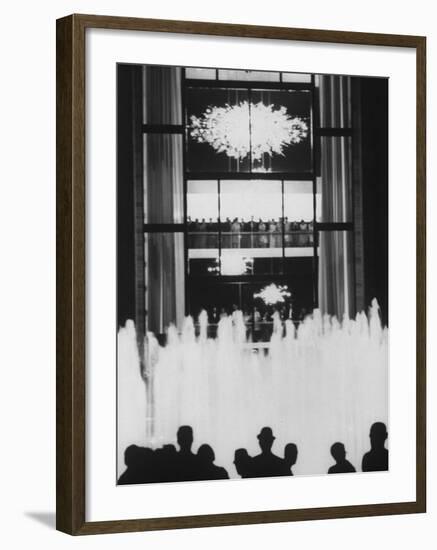 Exterior View of New Metropolitan Opera House at Lincoln Center-John Dominis-Framed Photographic Print