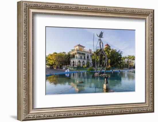 Exterior view of Palacio de Valle (Valle's Palace), Punta Gorda, Cienfuegos, Cuba, West Indies, Car-Michael Nolan-Framed Photographic Print