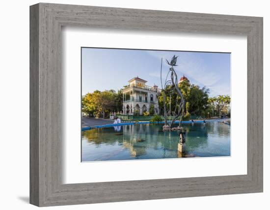 Exterior view of Palacio de Valle (Valle's Palace), Punta Gorda, Cienfuegos, Cuba, West Indies, Car-Michael Nolan-Framed Photographic Print