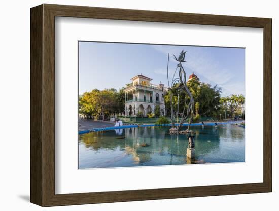 Exterior view of Palacio de Valle (Valle's Palace), Punta Gorda, Cienfuegos, Cuba, West Indies, Car-Michael Nolan-Framed Photographic Print