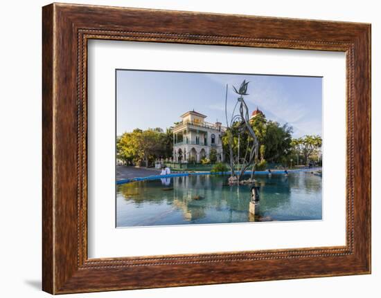 Exterior view of Palacio de Valle (Valle's Palace), Punta Gorda, Cienfuegos, Cuba, West Indies, Car-Michael Nolan-Framed Photographic Print