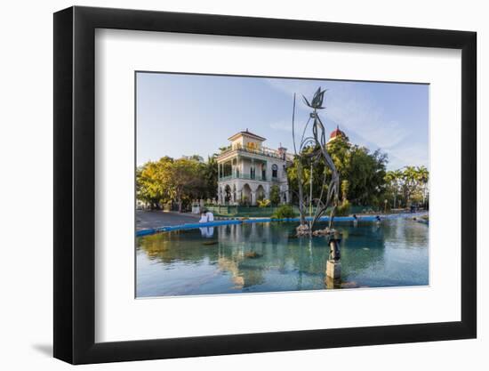 Exterior view of Palacio de Valle (Valle's Palace), Punta Gorda, Cienfuegos, Cuba, West Indies, Car-Michael Nolan-Framed Photographic Print