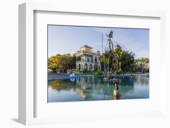 Exterior view of Palacio de Valle (Valle's Palace), Punta Gorda, Cienfuegos, Cuba, West Indies, Car-Michael Nolan-Framed Photographic Print