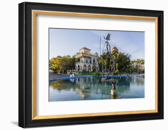 Exterior view of Palacio de Valle (Valle's Palace), Punta Gorda, Cienfuegos, Cuba, West Indies, Car-Michael Nolan-Framed Photographic Print