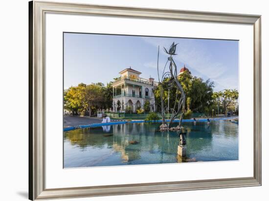 Exterior view of Palacio de Valle (Valle's Palace), Punta Gorda, Cienfuegos, Cuba, West Indies, Car-Michael Nolan-Framed Photographic Print