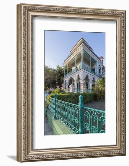 Exterior view of Palacio de Valle (Valle's Palace), Punta Gorda, Cienfuegos, Cuba, West Indies, Car-Michael Nolan-Framed Photographic Print