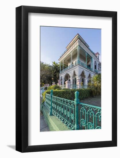 Exterior view of Palacio de Valle (Valle's Palace), Punta Gorda, Cienfuegos, Cuba, West Indies, Car-Michael Nolan-Framed Photographic Print